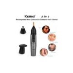 Kemei KM-312 3 في 1 ماكينة تشذيب شعر الأنف والحواجب والأذن والسوالف (2)